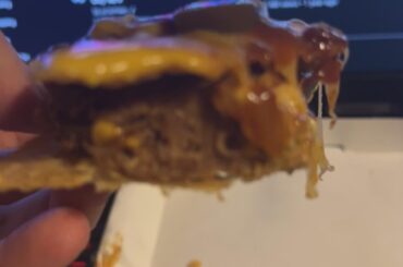 I got the fattest Mexican pizza at 2am, all 4 pieces were this thick! It was amazing!