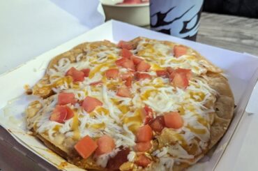 Got my first (and free) Mexican pizza!