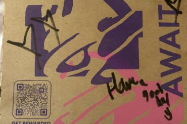 Got a cute message today on my cravings meal.