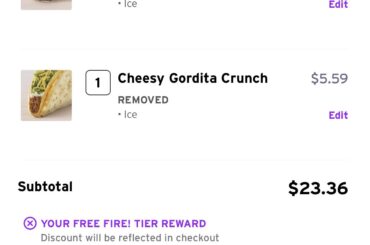 You guys haven’t lived until you removed ice from your Taco Bell items