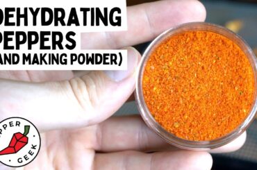 Dehydrating Peppers and Making Pepper Powder + Spicy Chips - Pepper Geek