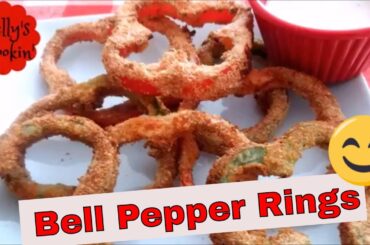 Air Fryer Bell Pepper Rings Recipe + 1k Subscribers THANK YOU!- Cook's Essentials