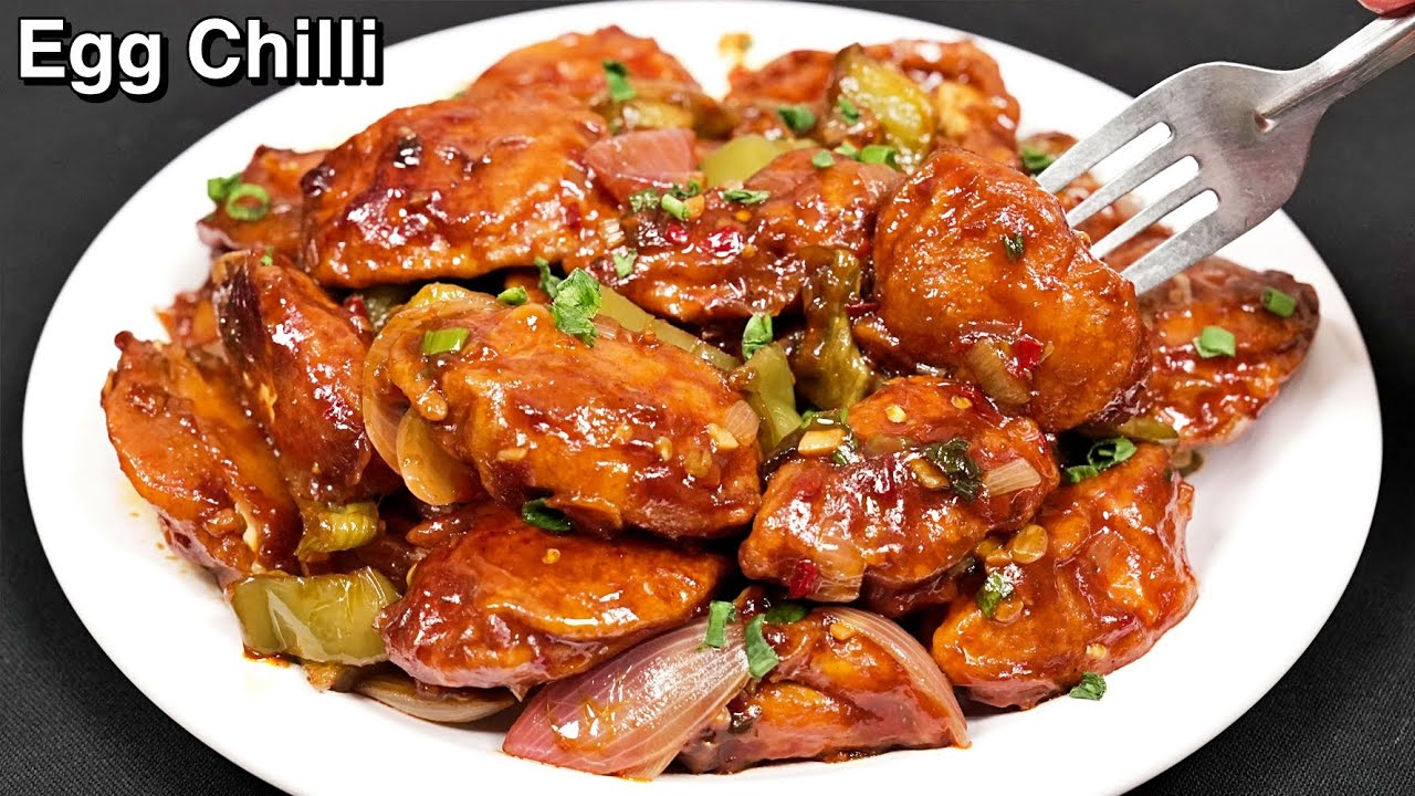 Restaurant Style Egg Chili Recipe Spicy Egg Chili Easy & Quick Egg