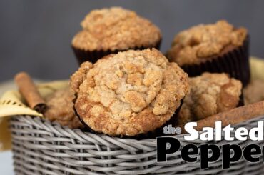 The BEST Cinnamon Raisin Muffins with an Amazing Streusel Topping!