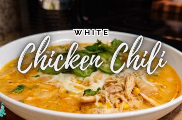 THE ONLY CHILI RECIPE YOU NEED THIS FALL! | EASY WHITE CHICKEN CHILI