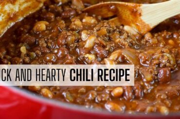 Classic Chili Recipe (with beans!)