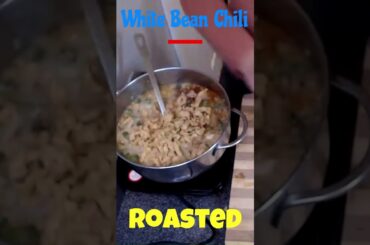 White Bean Chili...Creamy...Quick Dinner