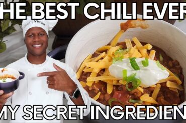 The BEST Chili EVER! (My Secret Ingredient Revealed)