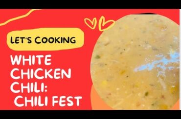 CrockTOBER: White Chicken Chili #chilifest23