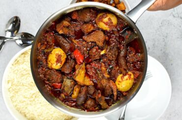 Nigerian Fried Pepper Stew - Ata Dindin - Nigerian Stew