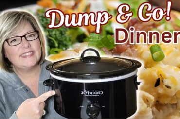 5 Ingredient DUMP AND GO Crockpot Meals That Will Be YOUR NEW FAVORITES! Easy Slow Cooker Recipes!
