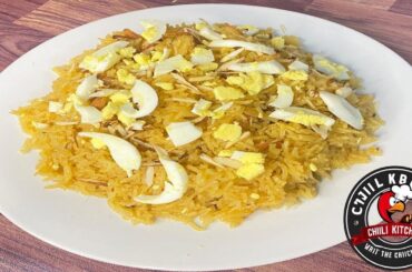 Gur walay chawal recipes by chili kitchen | jaggery rice