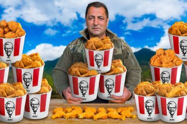 A Whole Bunch Of KFC Buckets In The Village! The Very Recipe That Everyone Loves!