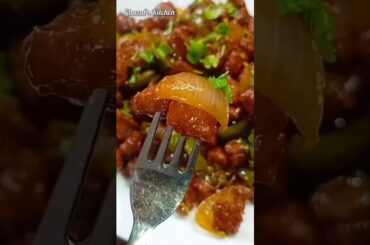 Soyabean Chilli | Soya Chilli Recipe #shorts #shortsvideo #cooking #viral #soyachillirecipe