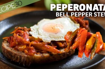 Peperonata, a Simple Bell Pepper Stew Italians Love!
