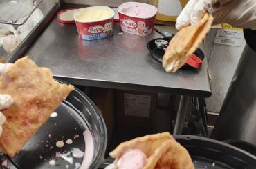 Strawberry sugar ice cream chalupas has got to be one of our best creations.