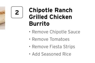 For Anyone that misses the shredded chicken burrito. This is the closest thing to it, my favorite thing from TB