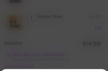 Does anybody else see this when they order nacho fries?