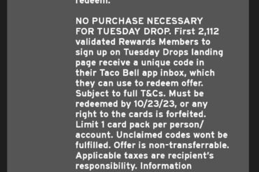 Today's Tuesday Drop Updated - Check inbox in app