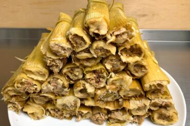 Chicken Pork Anaheim Tamales