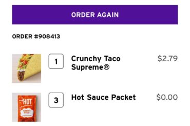 I hope this person enjoyed their stolen food