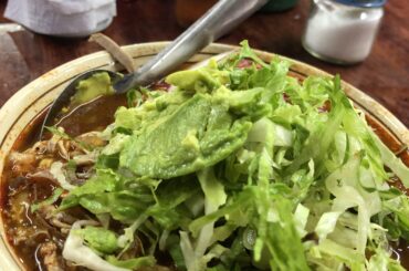 Pozole rojo, col. Guerrero, CDMX.