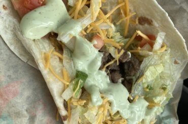 Missing the steak soft taco?