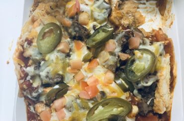 Loaded my Mexican pizza
