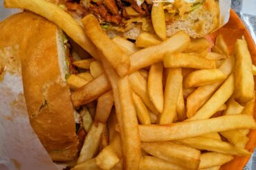Torta de Al Pastor con Papitas