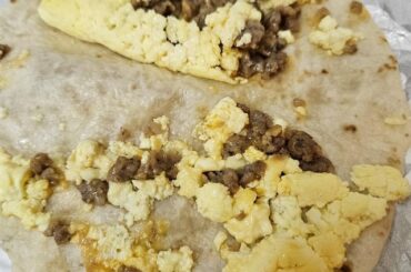 I was really looking forward to the new breakfast tacos. One skimpy as hell, the other you can count 3 strands of cheese total.