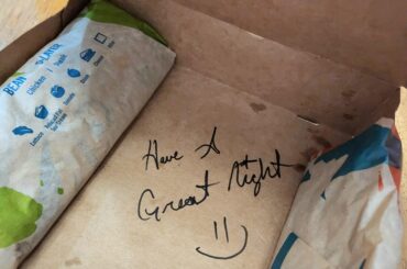 Smiled tonight when I saw this...it's the little things :)