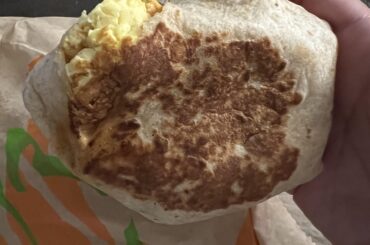Weirdest looking Breakfast Crunchwrap