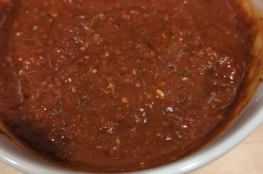 Kitchen sink roasted salsa