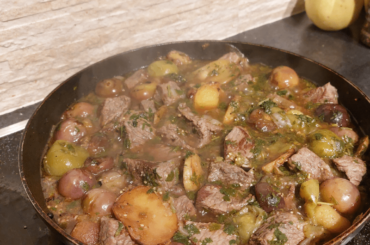 Entomatillo de res I made from Enrique Olvera's book.