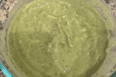 Roasted Tomatillo Avocado Salsa