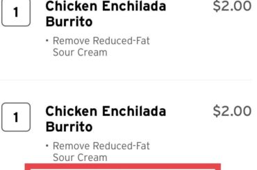 Decided to try a $2.00 Beef Enchilada Burrito today