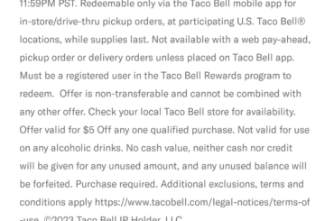 Has anyone used the $5 off reward?