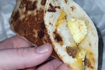 So disappointed in the breakfast taco