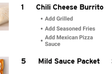 Chili cheese burrito add nacho fries and Mexican pizza sauce grilled.