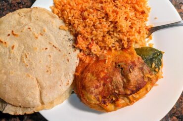 Chile Relleno con Arroz y mi Tortis
