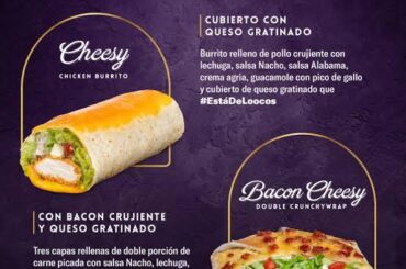 New Cheesy Chicken Burrito in Spain is awesome!