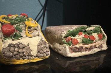 Taco Bell Clay Art