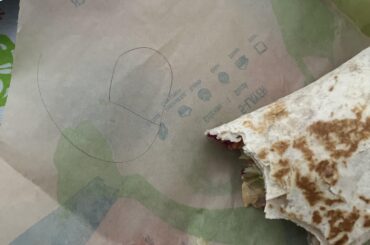 Got a bonus with my Grilled Chicken Burrito
