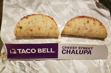 Cheesy Street Chalupas are pretty good. Two for $5.49. Westside Indy 10th and Girls School Rd.