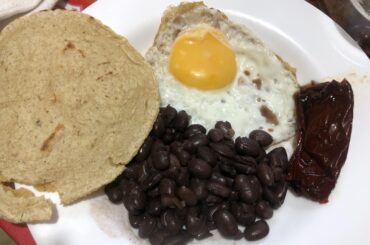 El desayuno de hoy fue ligero