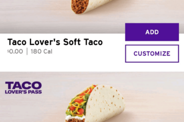 Got my Taco Pass for the month!
