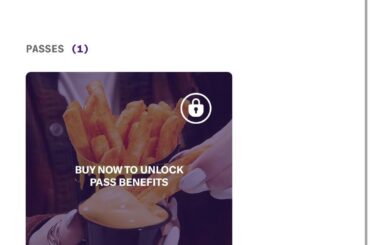 I bought the Nacho Fry pass but it says I still need to buy it