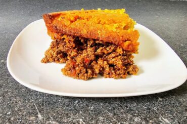 Chili Cornbread Casserole | Leftover Chili Recipe