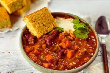 Easy Homemade Vegan Chili Recipe that's Better Than Meat Chili [ASMR]