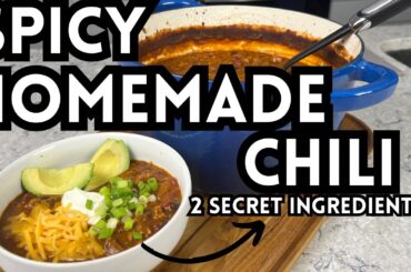 HOMEMADE CHILI RECIPE for Making a Smokey Chili Masterpiece